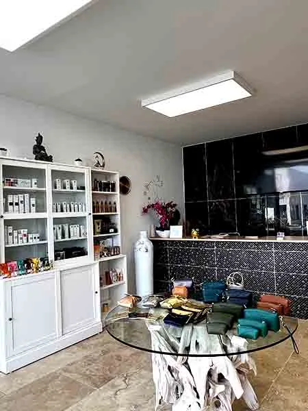 L’intérieur de l’institut Esprit Zen